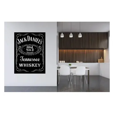 Lepy.cz Samolepka na zeď Jack Daniel’s Velikost (šířka x výška): 30x40cm, Barevná varianta: Krém