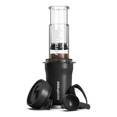 AeroPress Go Plus Travel System - cestovní kávovar - černý