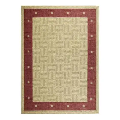 Oriental Weavers koberce Kusový koberec SISALO/DAWN 879/O44P (J84 Red) – na ven i na doma - 133x