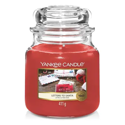 Yankee Candle vonná svíčka Classic ve skle střední Letters To Santa 411 g