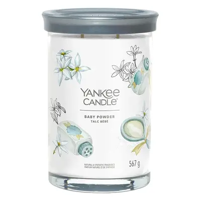 Yankee Candle vonná svíčka Signature Tumbler ve skle velká Baby Powder 567g