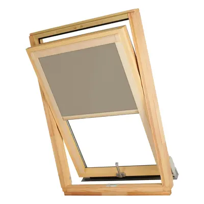 Dekodum Termoizolační roleta na střešní okno typu VELUX MK08/M08/308 Barva látky: Tan Silver, Ba