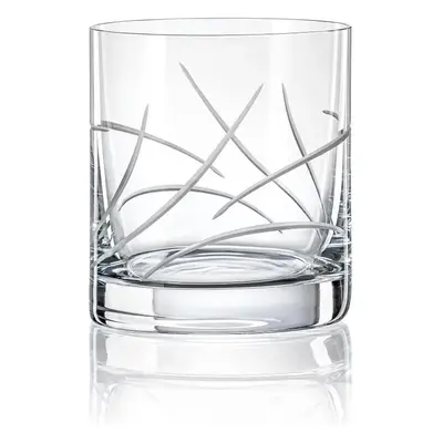 Crystalex Sklenice na Whisky Barline 280 ml, matný brus BM787, 4 ks