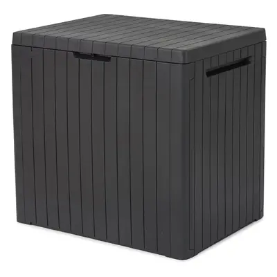 Zahradní plastový úložný box City Storage Box 113 l, černý