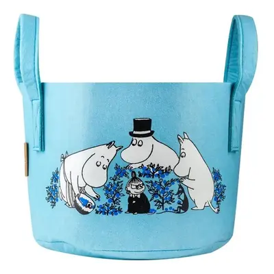 Úložný koš Moomin Blueberries 17l, modrý