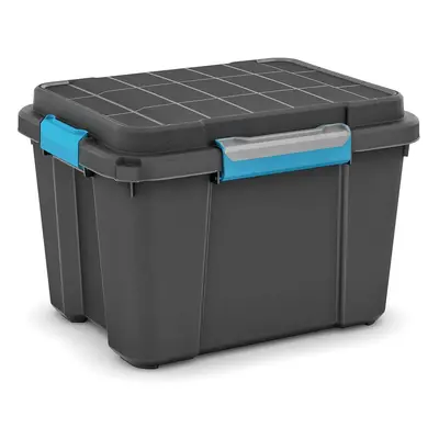 Úložný box z recyklovaného plastu s víkem Scuba M 43 l, 34x49,5x39 cm