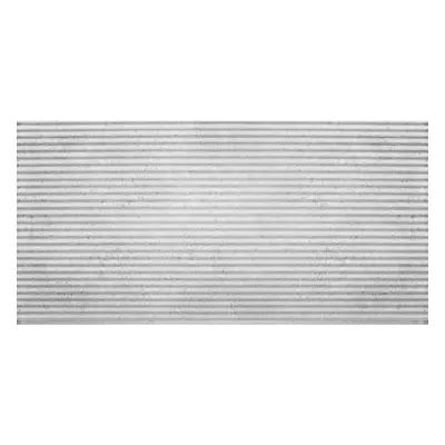 3D panel 4514, rozměr 100 cm x 50 cm, BETON STRIPES světle šedý s vlnkami , IMPOL TRADE