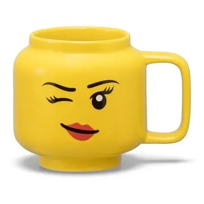 Žlutý keramický dětský hrnek 255 ml Head – LEGO®