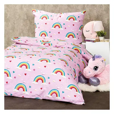 4Home Dětské bavlněné povlečení Rainbow