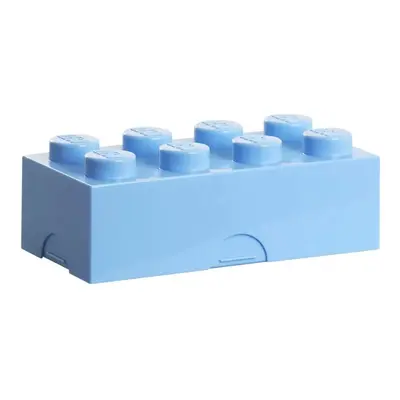 Světle modrý svačinový box LEGO®