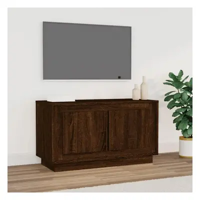 TV skříňka hnědý dub 80 x 35 x 45 cm kompozitní dřevo