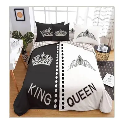 6 dílné Povlečení polycotton King Queen 200x140cm + 90x70 cm TiaHome