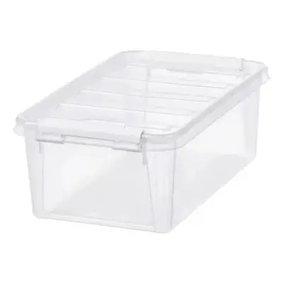 SmartStore Úložný box s bílými klipy Classic, 3,6 l