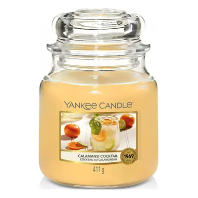 Yankee Candle vonná svíčka Classic ve skle střední Calamansi Cocktail 411 g