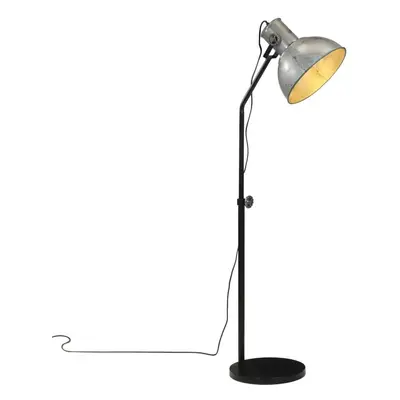 Stojací lampa 25 W vintage stříbrná 30 x 30 x 90–150 cm E27