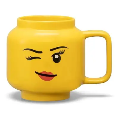 Žlutý keramický dětský hrnek 530 ml Head – LEGO®