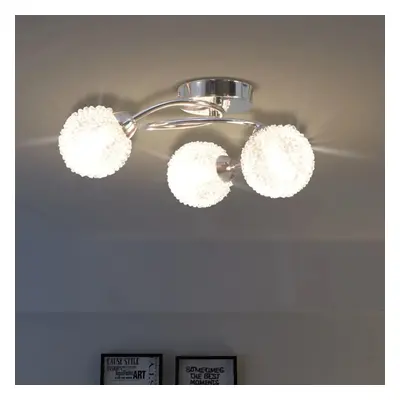 Stropní svítidlo se 3 LED žárovkami G9 120 W