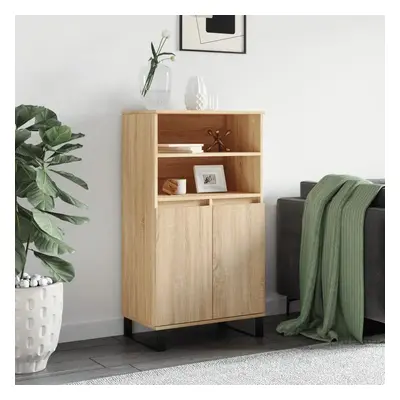 Skříň highboard dub sonoma 60 x 36 x 110 cm kompozitní dřevo