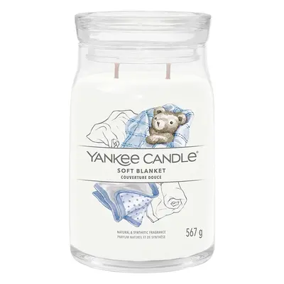 Yankee Candle vonná svíčka Signature ve skle velká Soft Blanket 567 g