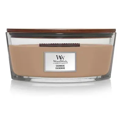 WoodWick vonná svíčka s dřevěným knotem Elipsa Cashmere 453,6 g