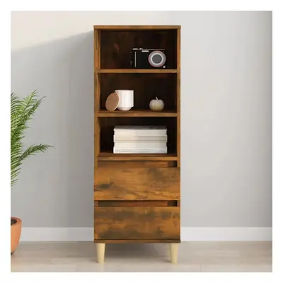 Skříň highboard kouřový dub 40 x 36 x 110 cm kompozitní dřevo