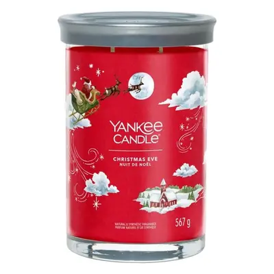 Yankee Candle vonná svíčka Signature Tumbler ve skle velká Christmas Eve 567g