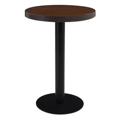 Bistro stolek tmavě hnědý 60 cm MDF