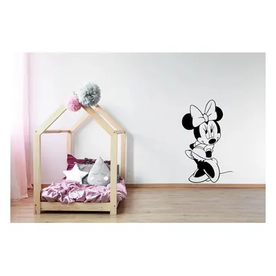 Lepy.cz Samolepka na zeď Minnie Mouse Velikost (šířka x výška): 40x64cm, Barevná varianta: Světl