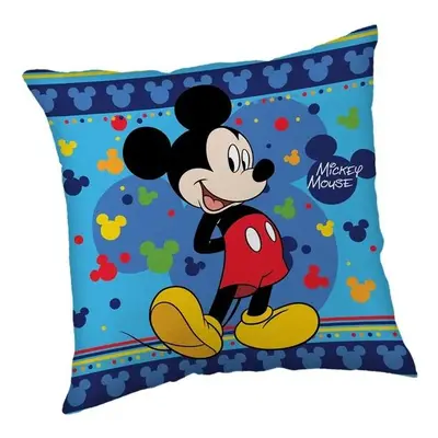 Jerry Fabrics polštářek Mickey Blue 40x40 cm