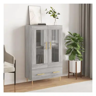 Skříň highboard šedá sonoma 69,5 x 31 x 115 cm kompozitní dřevo