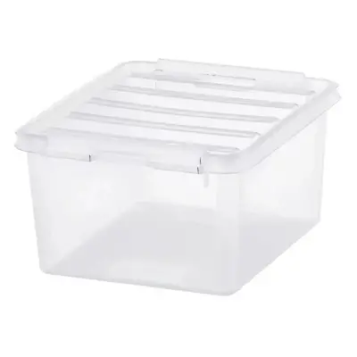 SmartStore Úložný box s bílými klipy Classic, 2 l