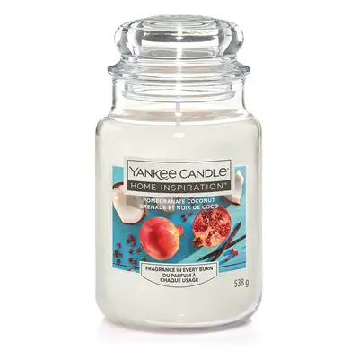 Yankee Candle vonná svíčka Classic ve skle velká Pomegranate Coconut 538 g