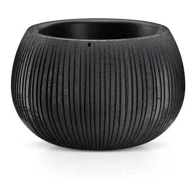 PROSPERPLAST Květináč - BETON BOWL Průměr: 23,8 cm, Barva: černý beton