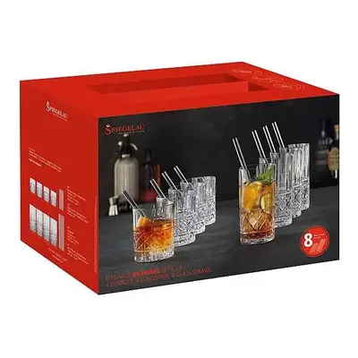 Spiegelau Elegance barware set (8+8)