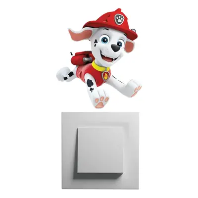 PIPPER. Samolepka nad vypínač "PAW Patrol - Marshall"