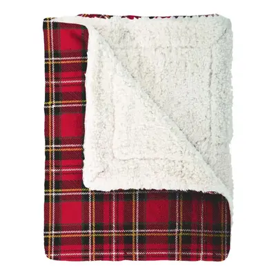 Mistral home Pléd Mistral Home beránek Christmas Tartan 130x170 cm