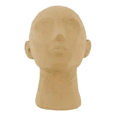 Pískově hnědá dekorativní soška PT LIVING Face Art, výška 22,8 cm