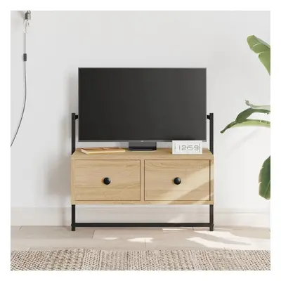 TV skříňka nástěnná dub sonoma 60,5x30x51 cm kompozitní dřevo