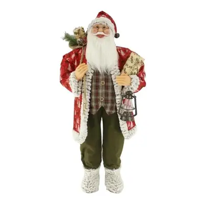 Dekorace Santa Claus Tradiční vzorovaný 115cm