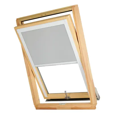 Dekodum Termoizolační roleta na střešní okno typu VELUX MK08/M08/308 Barva látky: Grey Silver, B