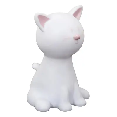 LED dětské noční světlo CATTY 19cm, bílá