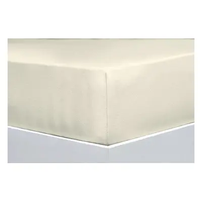 Florella Prostěradlo Avance Jersey Elastan Ivory, 140-160x200-220 cm