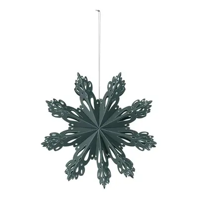 Broste, Papírová vločka SNOWFLAKE 15cm | zelená