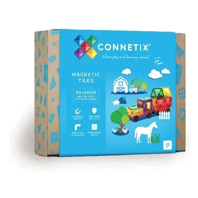 Connetix magnetická stavebnice Rainbow Motion Pack 24ks