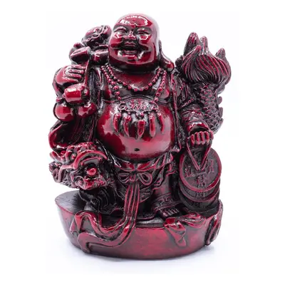 Milujeme Kameny Smějící se Buddha s drakem - soška Feng shui