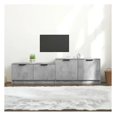 TV skříňka betonově šedá 158,5 x 36 x 45 cm kompozitní dřevo