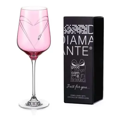 Diamante JFY Pink Hearts wine 450 ml