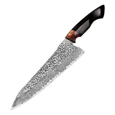 KnifeBoss damaškový nůž Chef 8.5" (214 mm) Ebony wood VG-10