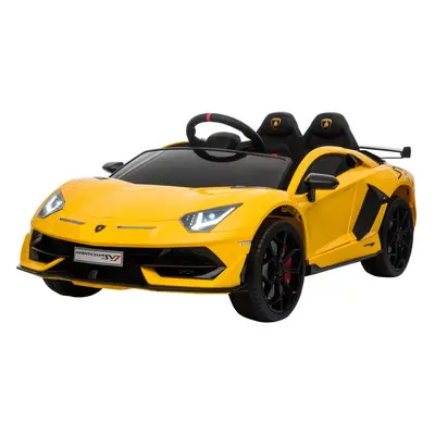 HOMCOM Lamborghini elektrické auto pro děti, dětské vozidlo, dětské auto, pro 3-8 let, nosnost 2