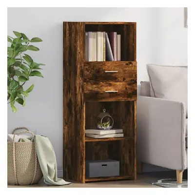 Skříň highboard kouřový dub 45 x 42,5 x 124 cm kompozitní dřevo